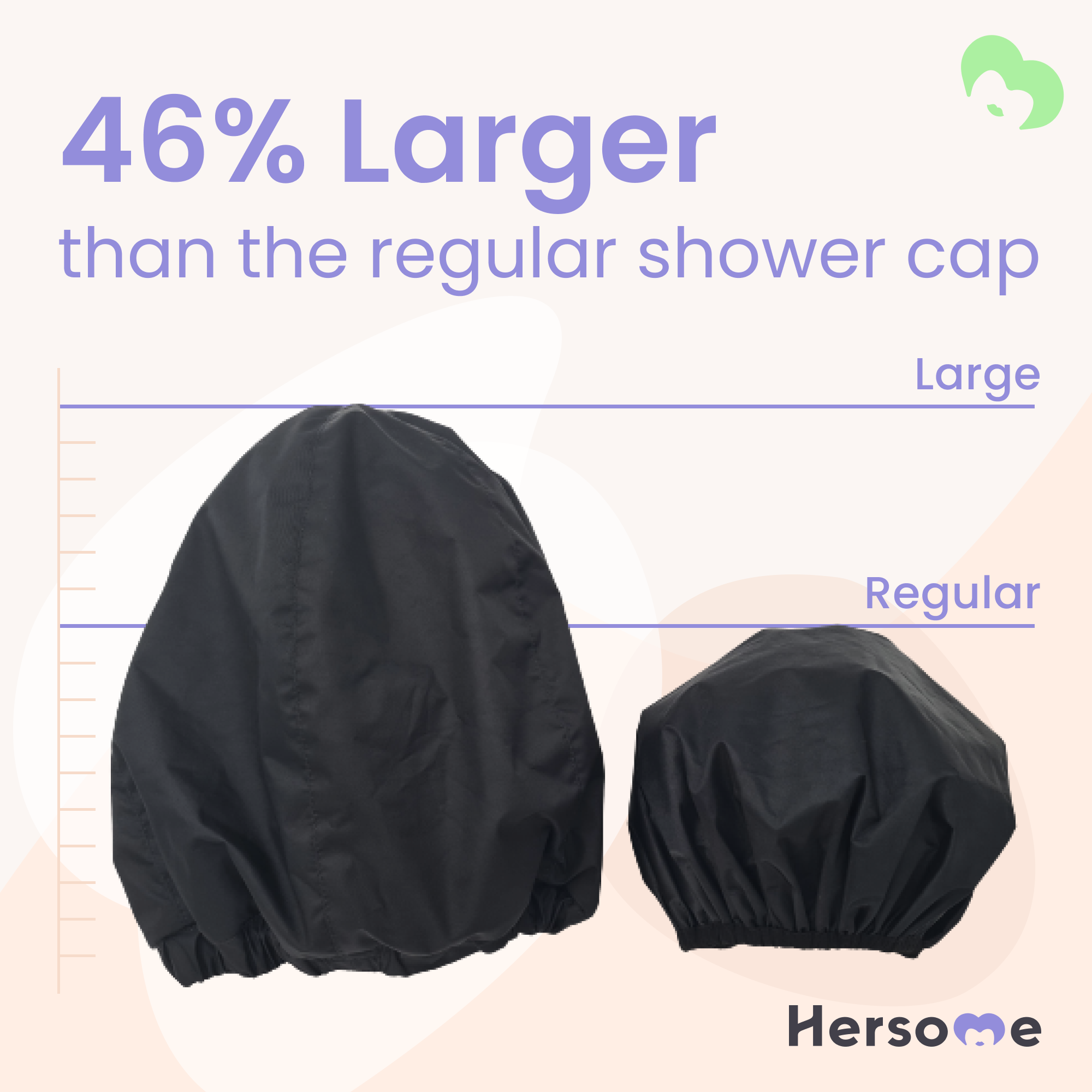 XL shower cap for women